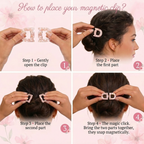 How to place your Klipix magnetic clip