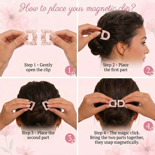 How to place your Klipix magnetic clip